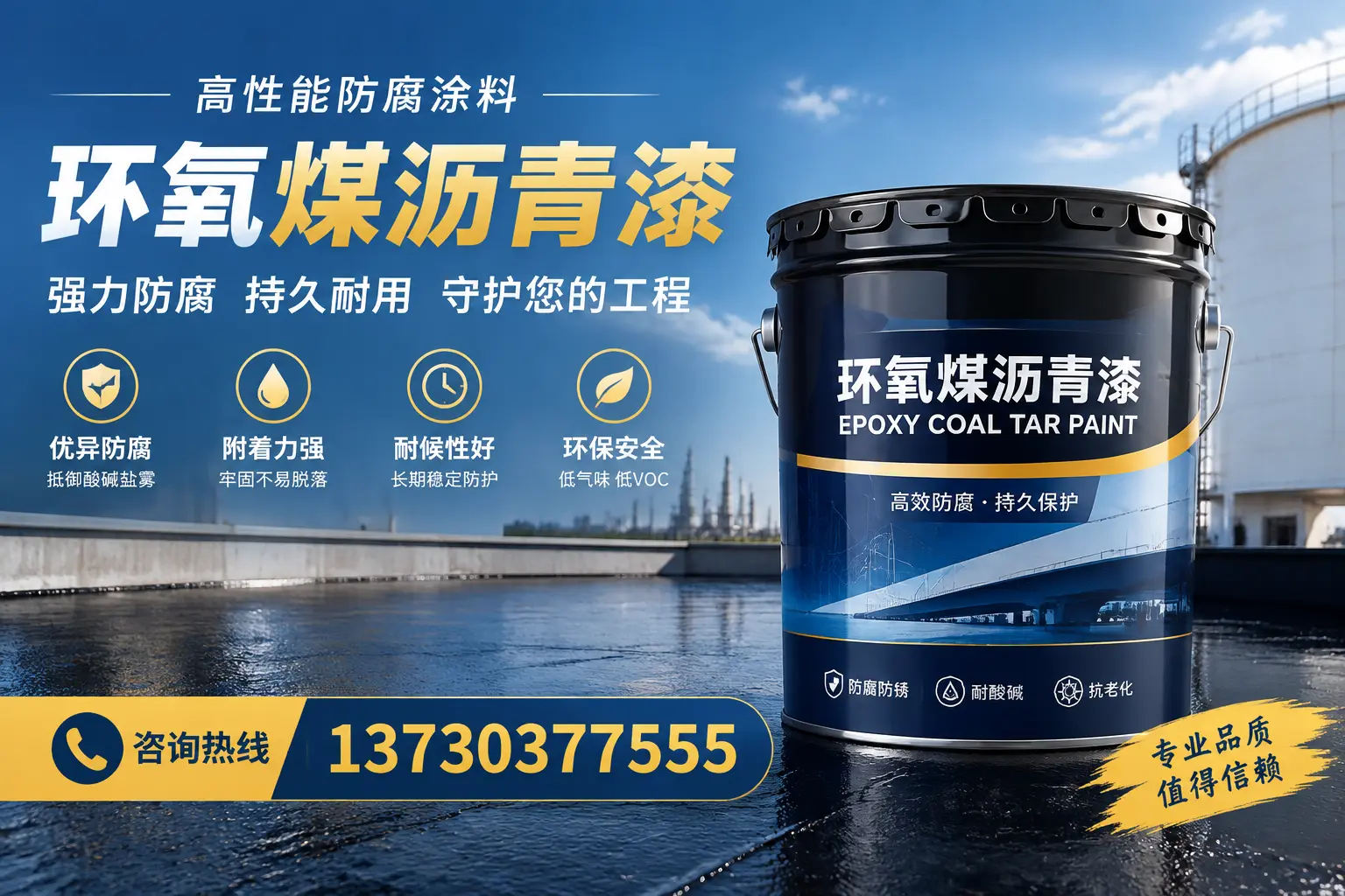 环氧煤沥青漆的耐久性分析，适合宁阳的使用场景